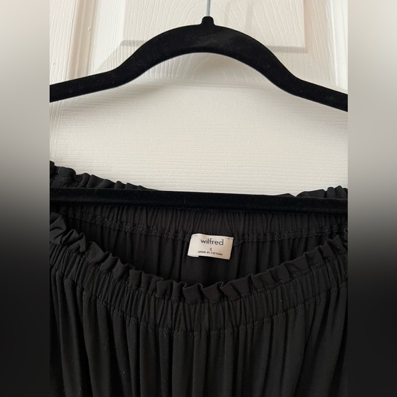 Aritzia Wilfred Sartre T-Shirt - Black - Sz Small - Picture 2 of 3